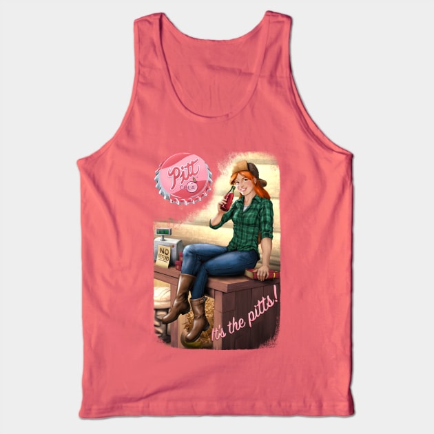 Pitt Cola vintage ad Tank Top by MunkeeWear